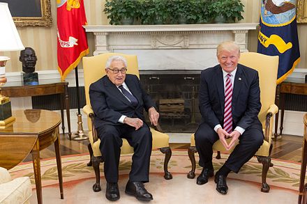 President Trump meets Kissinger